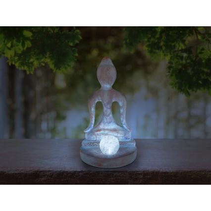 Globo - LED Solární svítidlo LED/3V IP44 200 mAh socha Buddhy