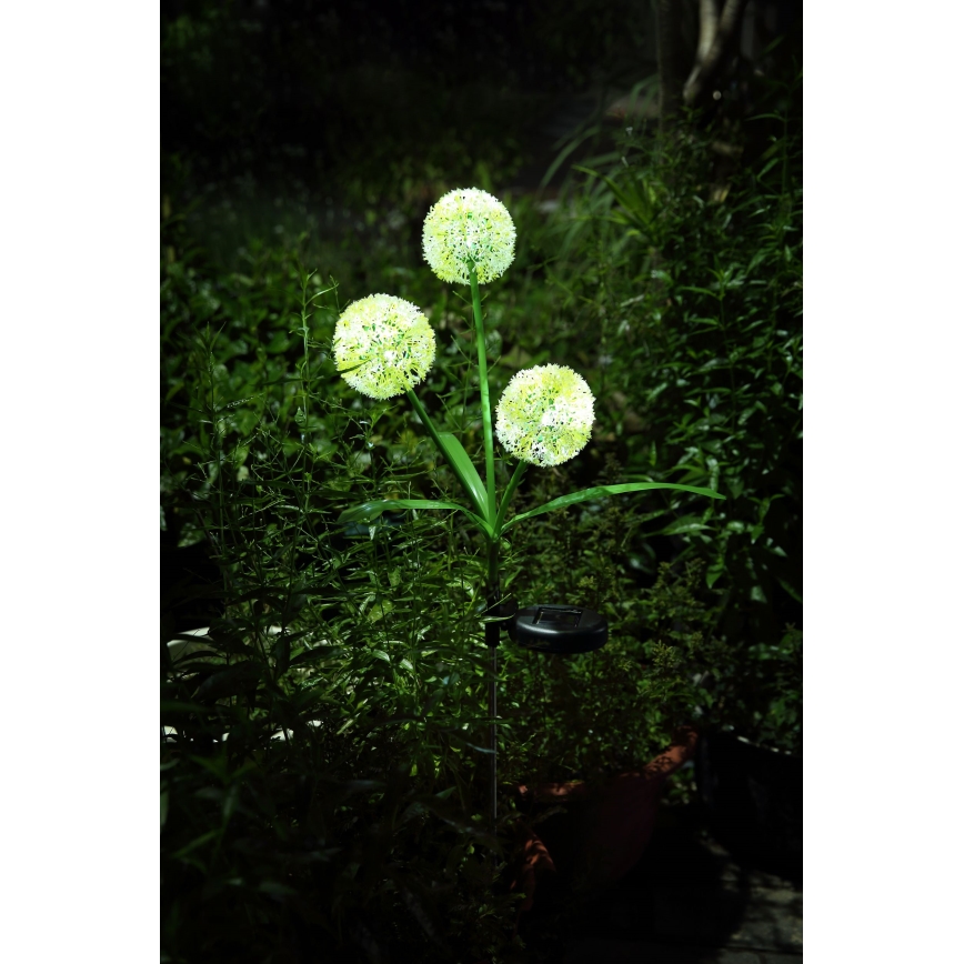 Globo  - LED Solární svítidlo 3xLED/0,06W/3V 5000K IP44 200 mAh žlutá