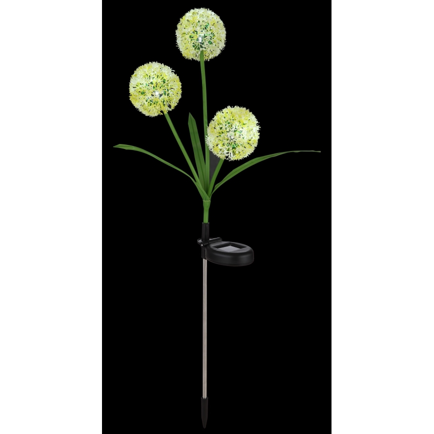Globo  - LED Solární svítidlo 3xLED/0,06W/3V 5000K IP44 200 mAh žlutá