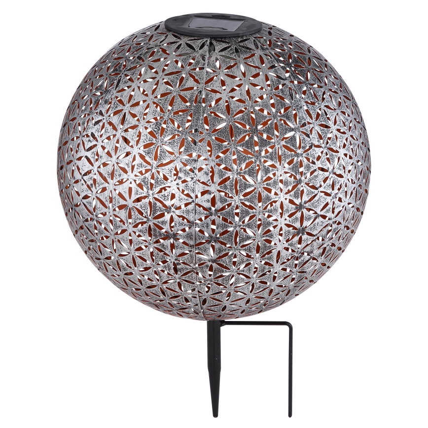 Globo - Solární svítidlo LED/0,06W/1,2V stříbrná IP44 270x380 mm