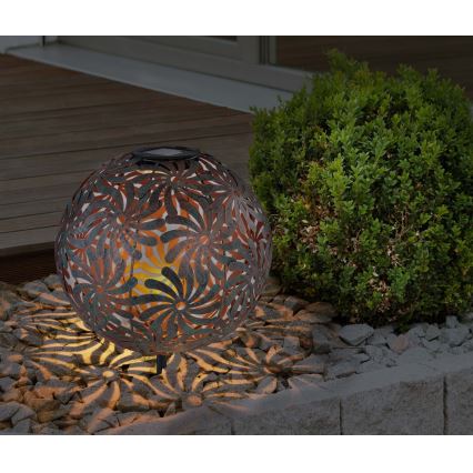Globo - Solární svítidlo LED/0,06W/1,2V šedá IP44 260x370 mm