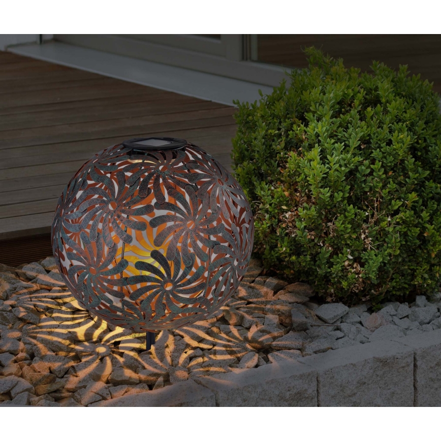 Globo - Solární svítidlo LED/0,06W/1,2V šedá IP44 260x370 mm