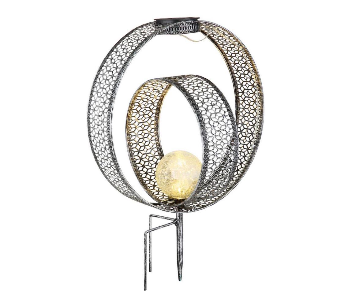 Globo Globo 33644 - Solární svítidlo LED/0,06W/1,2V stříbrná IP44 GL6673