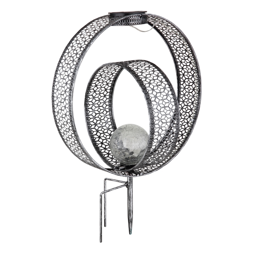 Globo - LED Solární svítidlo LED/0,06W/1,2V stříbrná IP44
