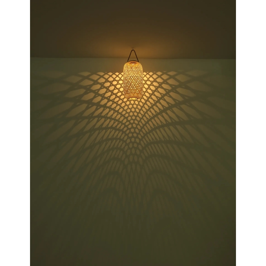 Globo - LED Solární svítidlo LED/0,06W/3V bambus IP44 600 mAh