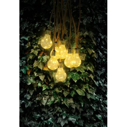 Globo - LED Solární dekorační řetěz 50xLED/0,06W/3,2V 570 cm IP44