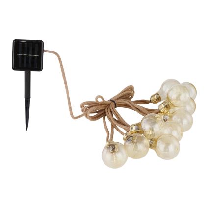 Globo - LED Solární dekorační řetěz 50xLED/0,06W/3,2V 570 cm IP44