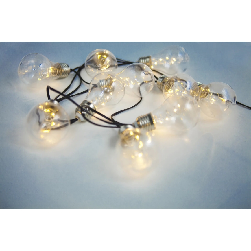 Globo - LED Solární řetěz 10xLED/0,06W/3,2V 380 cm IP44