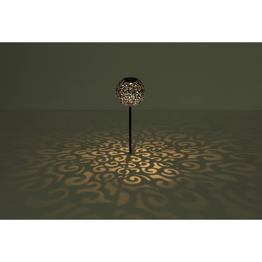 Globo - LED Solární svítidlo LED/0,06W/1,2V stříbrná IP44 185x540 mm