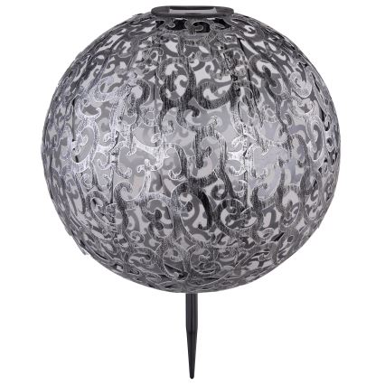 Globo - LED Solární svítidlo LED/0,06W/1,2V stříbrná IP44 285x400 mm