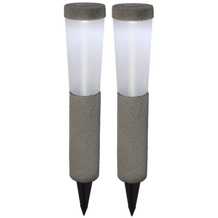 Globo - SADA 2x LED Solární svítidlo LED/0,1W/3V 6000K IP44 400 mAh