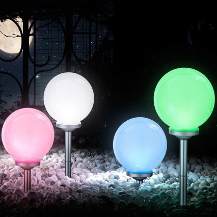 Globo 33793 - LED solární svítidlo SOLAR 4xLED/0,07W/2V