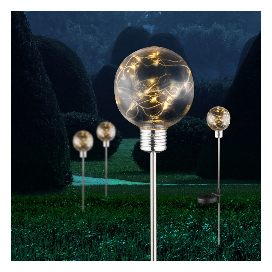 Globo - SADA 12x LED Solární svítidlo LED/3,2V IP44 600 mAh