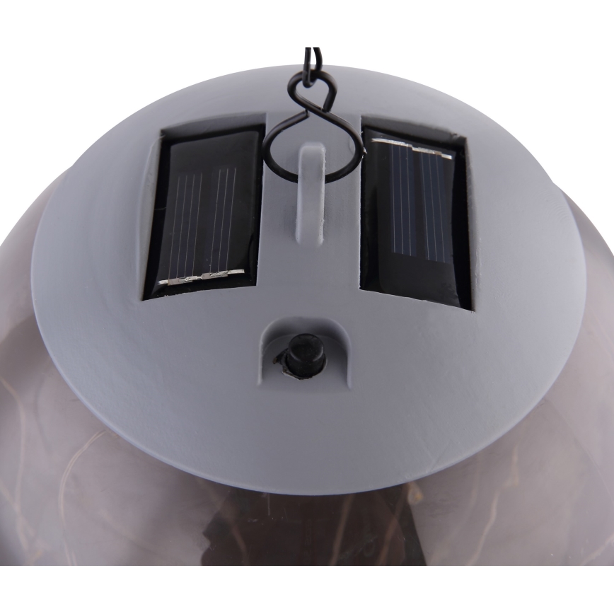 Globo - LED Solární lustr na řetězu 20xLED/0,06W/1,2V pr. 15 cm IP44 600 mAh