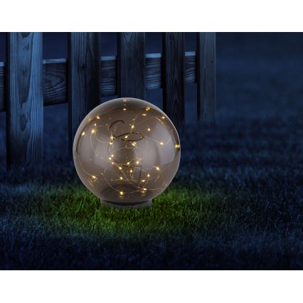 Globo - LED Solární svítidlo 30xLED/0,06W/1,2V pr. 20 cm IP44