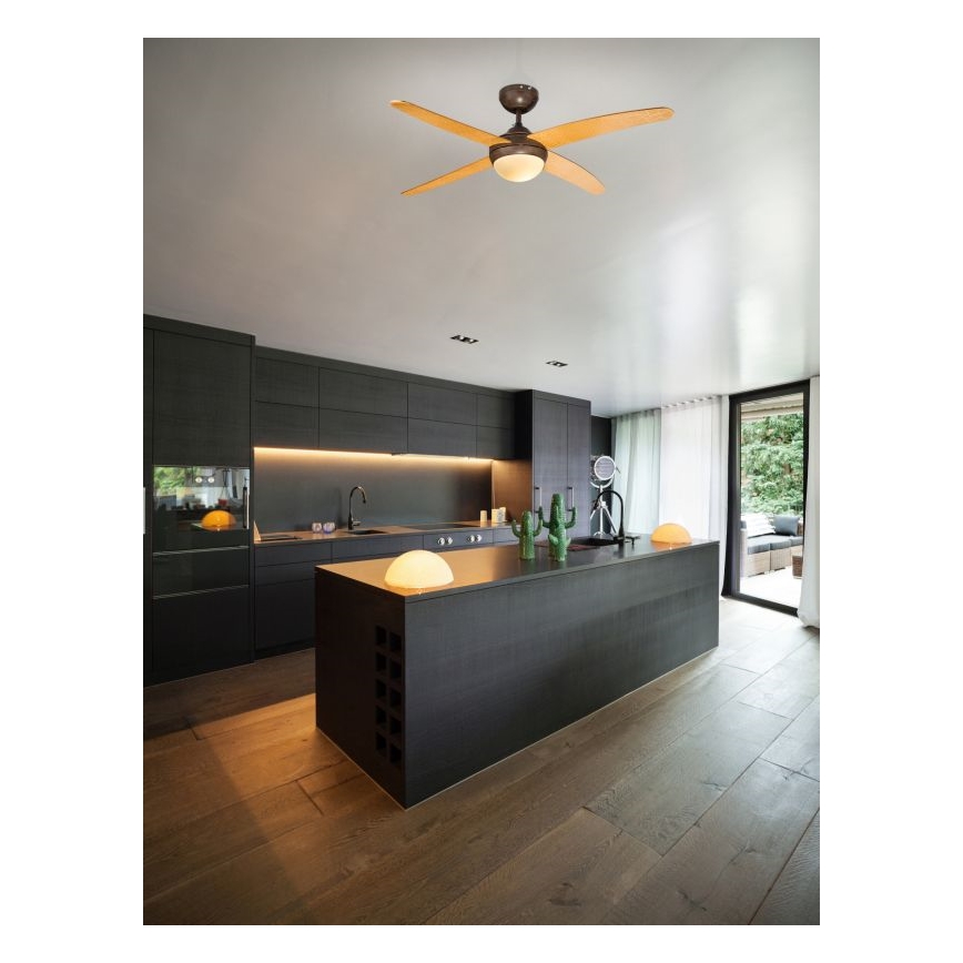 Globo - Stropní ventilátor 1xE14/60W/230V