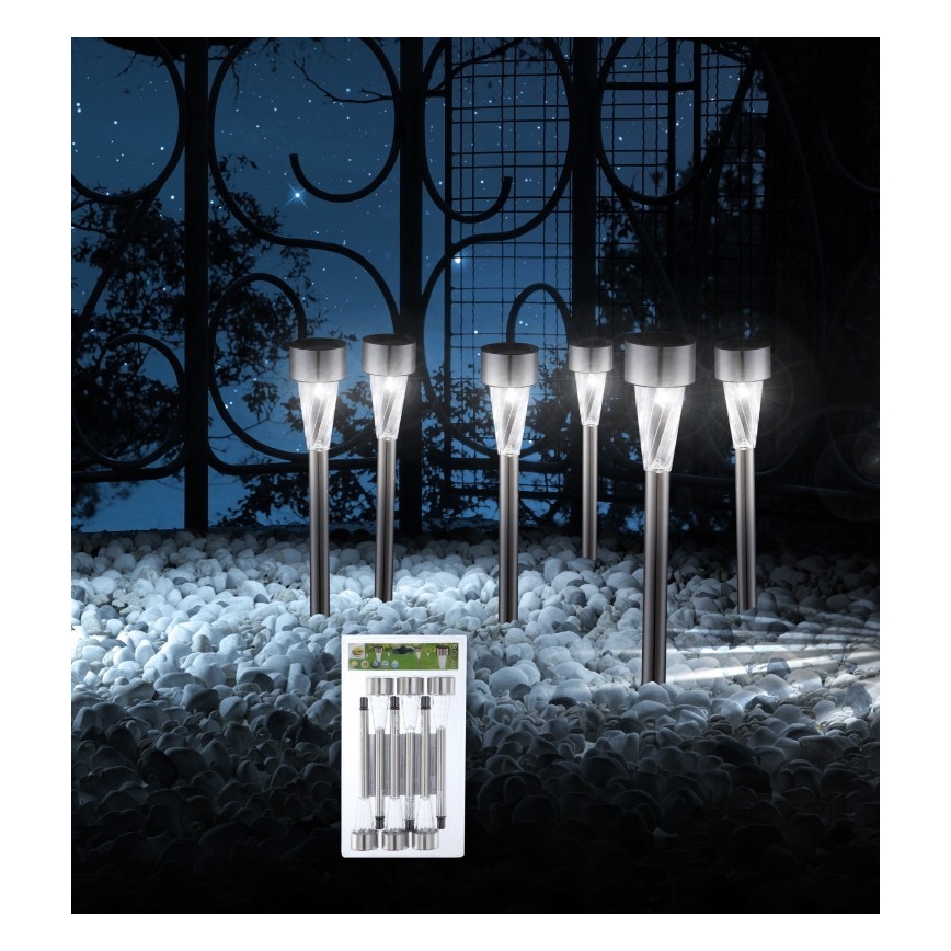Globo - SADA 6x LED Solární lampa LED/1,2V IP44