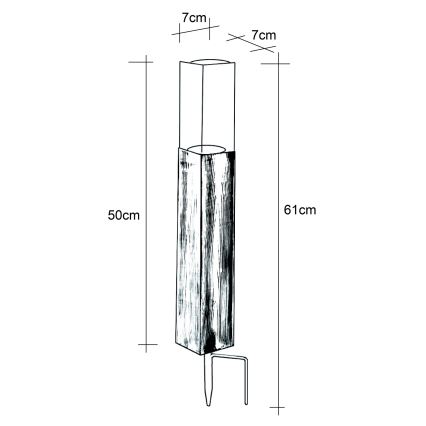 Globo 33886 - LED Solární lampa LED/1,2V IP44