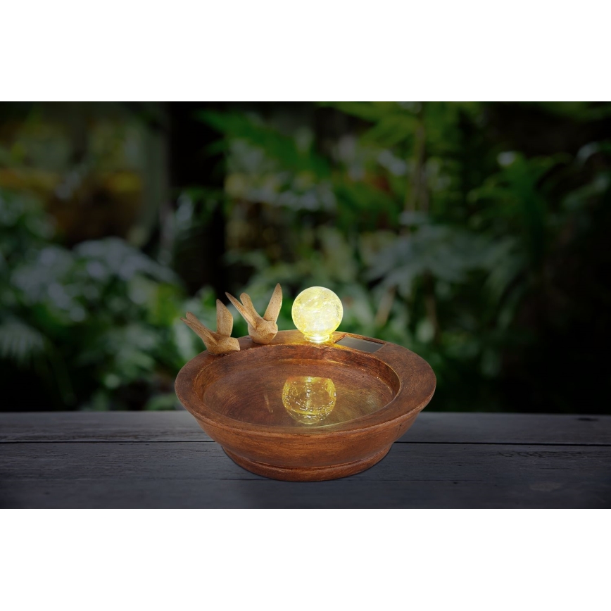 Globo - LED Solární svítidlo LED/0,06W/3V IP44 ptačí koupel