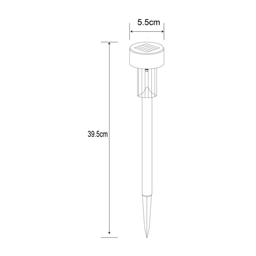 Globo - LED Solární lampa LED/0,06W/1,2V IP44 200 mAh