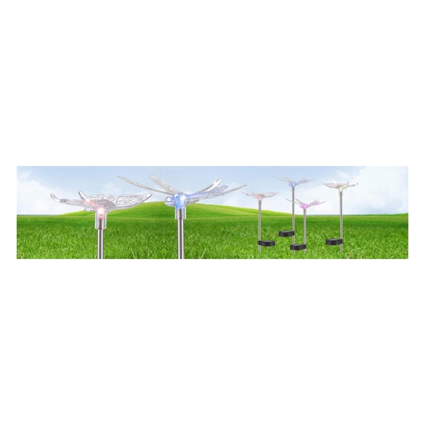 Globo - SADA 4x LED Solární svítidlo LED/0,06W/3V IP44