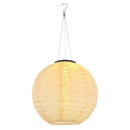 Globo - LED Závěsné solární svítidlo LED/0,5W/3V IP44 300 mAh béžová