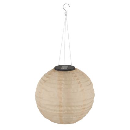 Globo - LED Závěsné solární svítidlo LED/0,5W/3V IP44 300 mAh béžová