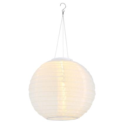 Globo - LED Závěsné solární svítidlo LED/0,5W/3V IP44 bílá 300 mAh