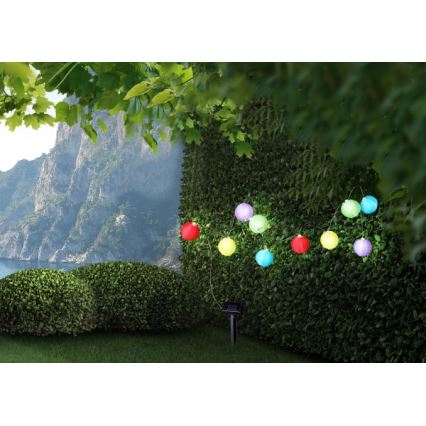 Globo 33971 - LED Solární řetěz 10xLED/0,06W/1,2V IP44