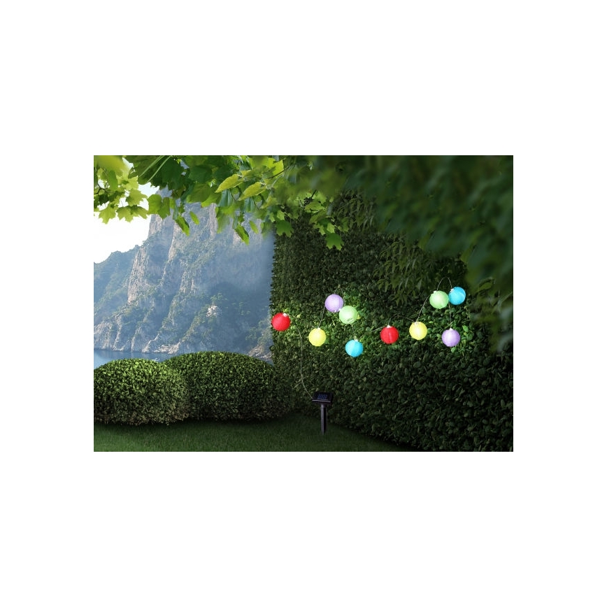 Globo 33971 - LED Solární řetěz 10xLED/0,06W/1,2V IP44