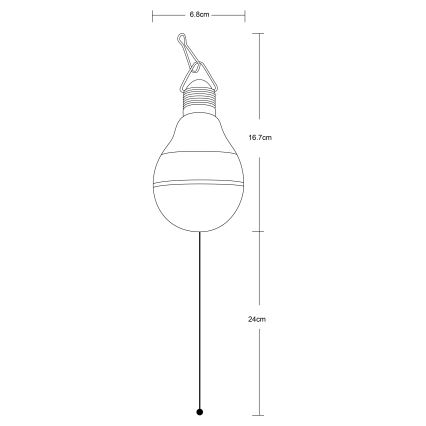 Globo - LED Solární osvětlení LED/0,06W/3,2V IP44