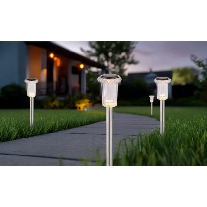 Globo - SADA 4x LED Solární svítidlo LED/0,06W/1,2V IP44 100 mAh