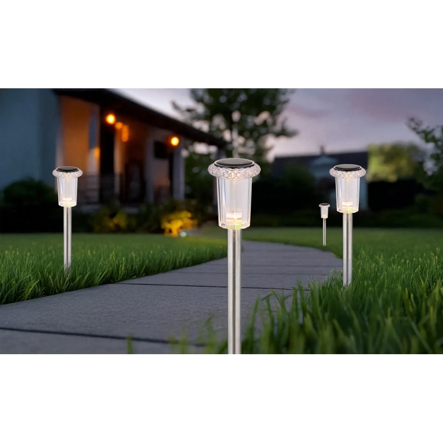 Globo - SADA 4x LED Solární svítidlo LED/0,06W/1,2V IP44 100 mAh