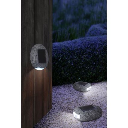 Globo - SADA 3x LED Solární svítidlo 3xLED/0,06W/3,2V IP44