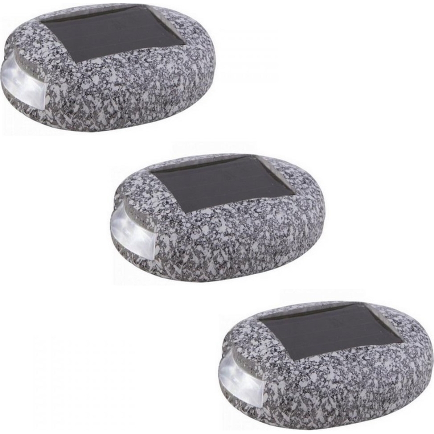 Globo - SADA 3x LED Solární svítidlo 3xLED/0,06W/3,2V IP44