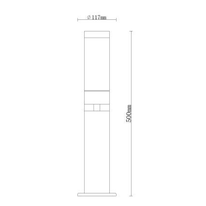 Globo - Venkovní lampa 1xE27/15W/230V IP44