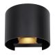 Globo - LED Venkovní nástěnné svítidlo 2xLED/3W/230V IP44 černá