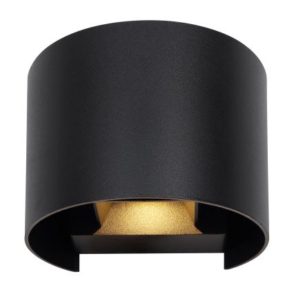 Globo - LED Venkovní nástěnné svítidlo 2xLED/3W/230V IP54 černá