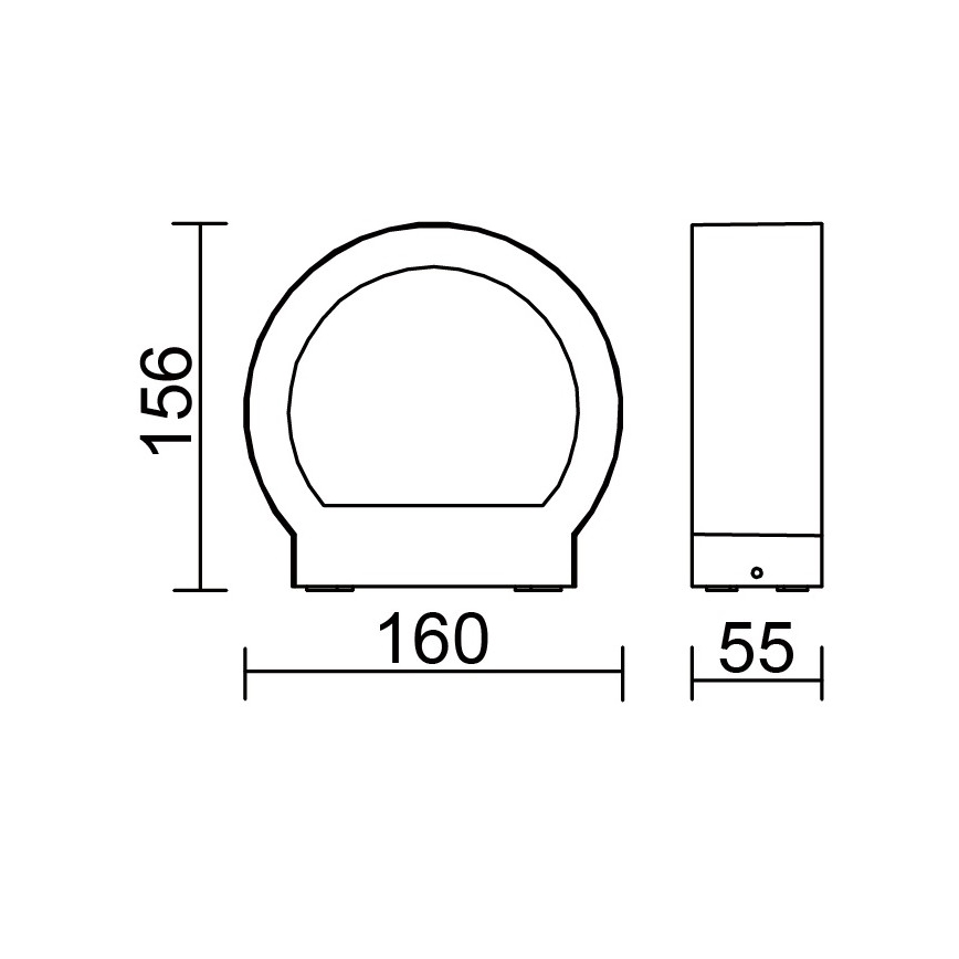 Globo - LED Venkovní nástěnné svítidlo LED/6W/230V IP54