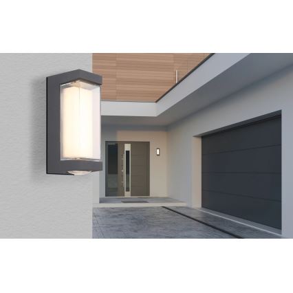 Globo - LED Venkovní nástěnné svítidlo LED/12W/230V 3000K IP54 antracit