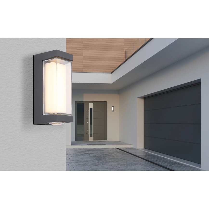 Globo - LED Venkovní nástěnné svítidlo LED/12W/230V 3000K IP54 antracit