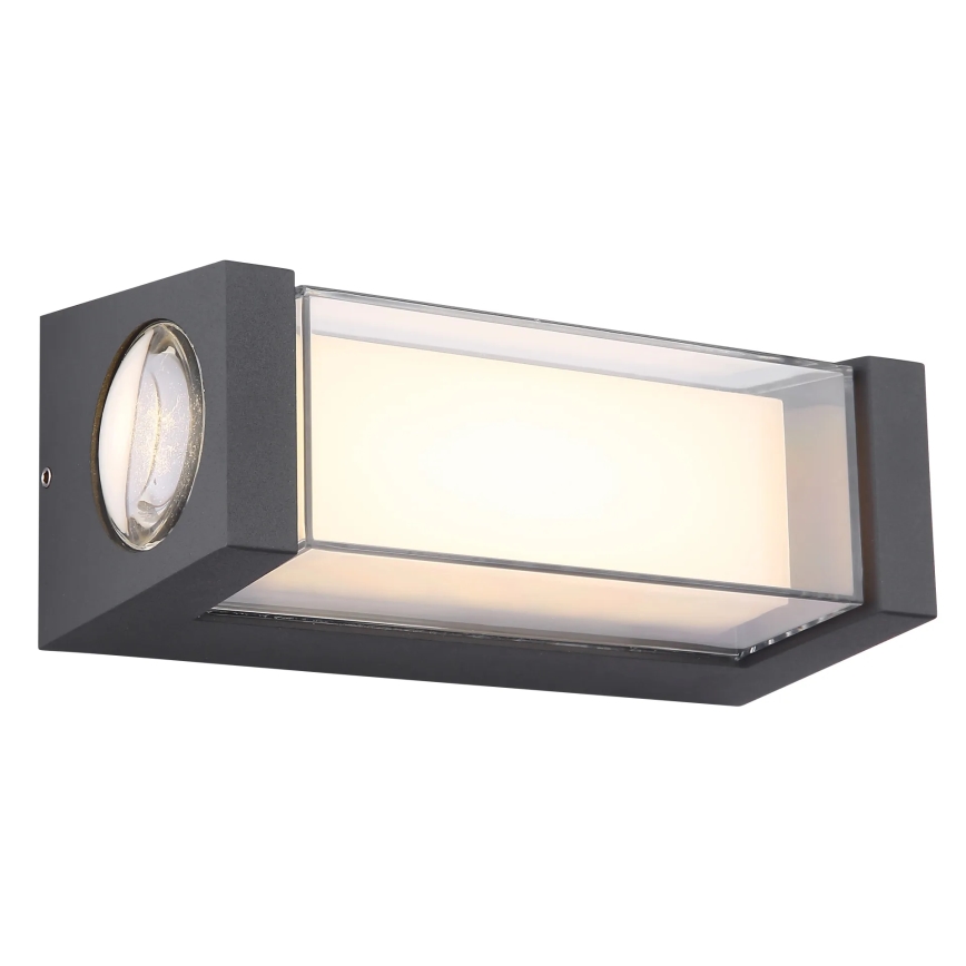 Globo - LED Venkovní nástěnné svítidlo LED/12W/230V 3000K IP54 antracit