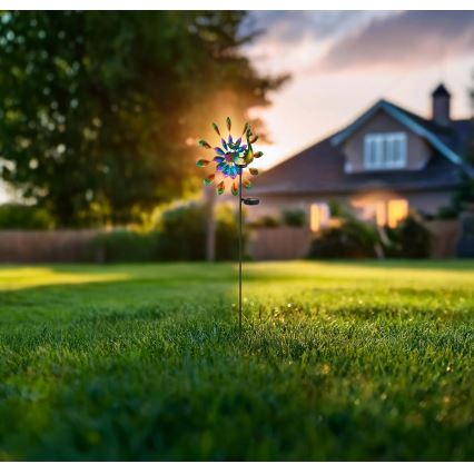 Globo - LED Solární dekorace LED/0,06W/3V IP44 páv