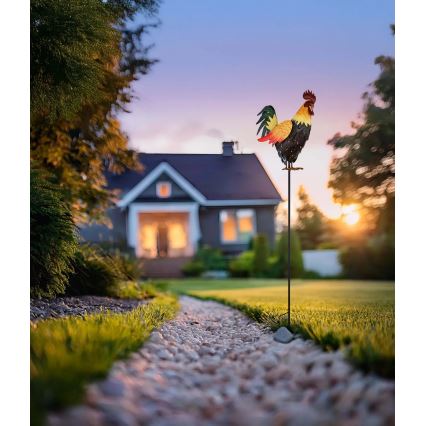 Globo - LED Solární dekorace LED/0,02W/3V IP44 kohout