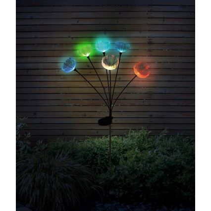 Globo - LED RGB Solární svítidlo 6xLED/1,2V IP44 300 mAh