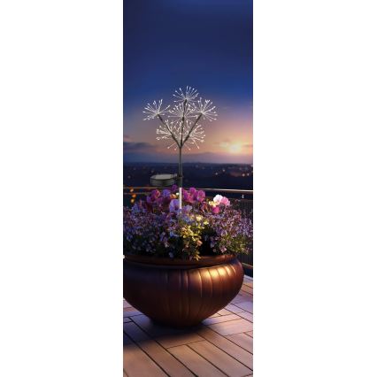 Globo - LED Solární svítidlo 3xLED/3V IP44 600 mAh ohňostroj