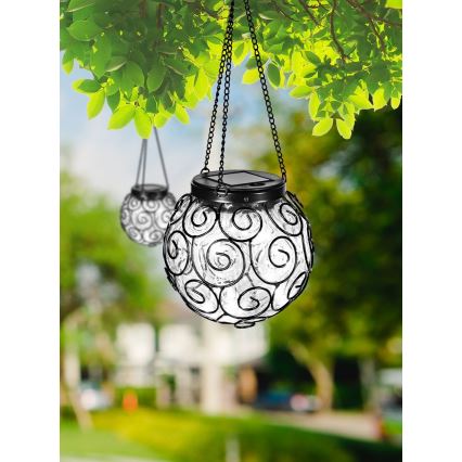 Globo - LED Solární svítidlo LED/0,9W/3,2V IP44 černá