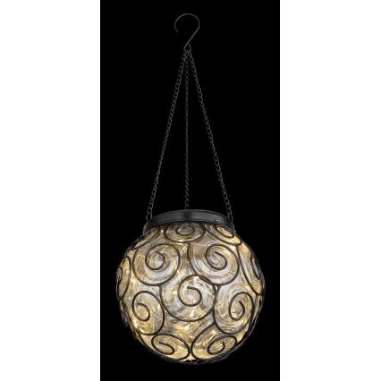 Globo - LED Solární svítidlo LED/0,9W/3,2V IP44 černá