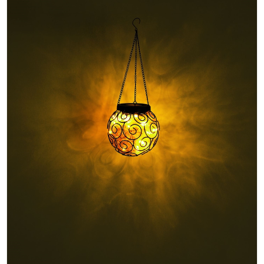 Globo - LED Solární svítidlo LED/0,9W/3,2V IP44 žlutá
