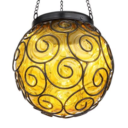Globo - LED Solární svítidlo LED/0,9W/3,2V IP44 žlutá